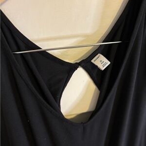 Old Navy 2X Black Column Maxi Dress